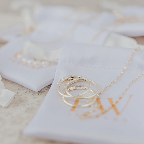 Pearl 14K Gold Vermeil Band Ring in Freshwater - Picture 3 of 6